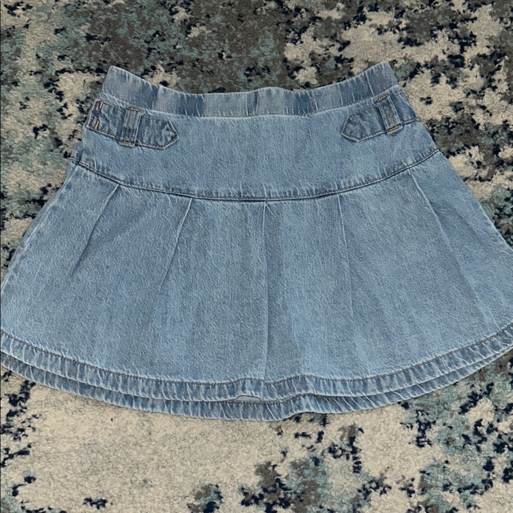 Abercrombie Kids Light Blue Denim Skort
